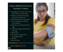 Easy Ways To Control High Blood Pressure Without Medication