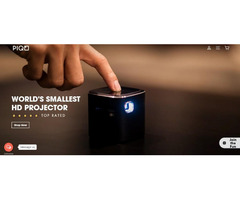 Worlds smallest HD Projector - Fit in your bag with ease - PIQO.