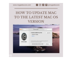 Update macOS on Mac