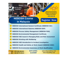 NEBOSH Course in Malaysia | NEBOSH Top Institute Get 25% Offer Today