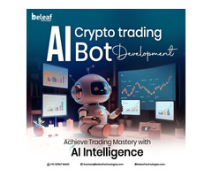 Featured Crytpo Ai Trading Bot Development with Beleaftechnologies