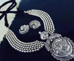 latest designer oxidised jewellery sets available