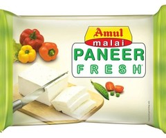 Amul Malai Fresh Paneer nutrition 200 Gram Block Pouch Online price